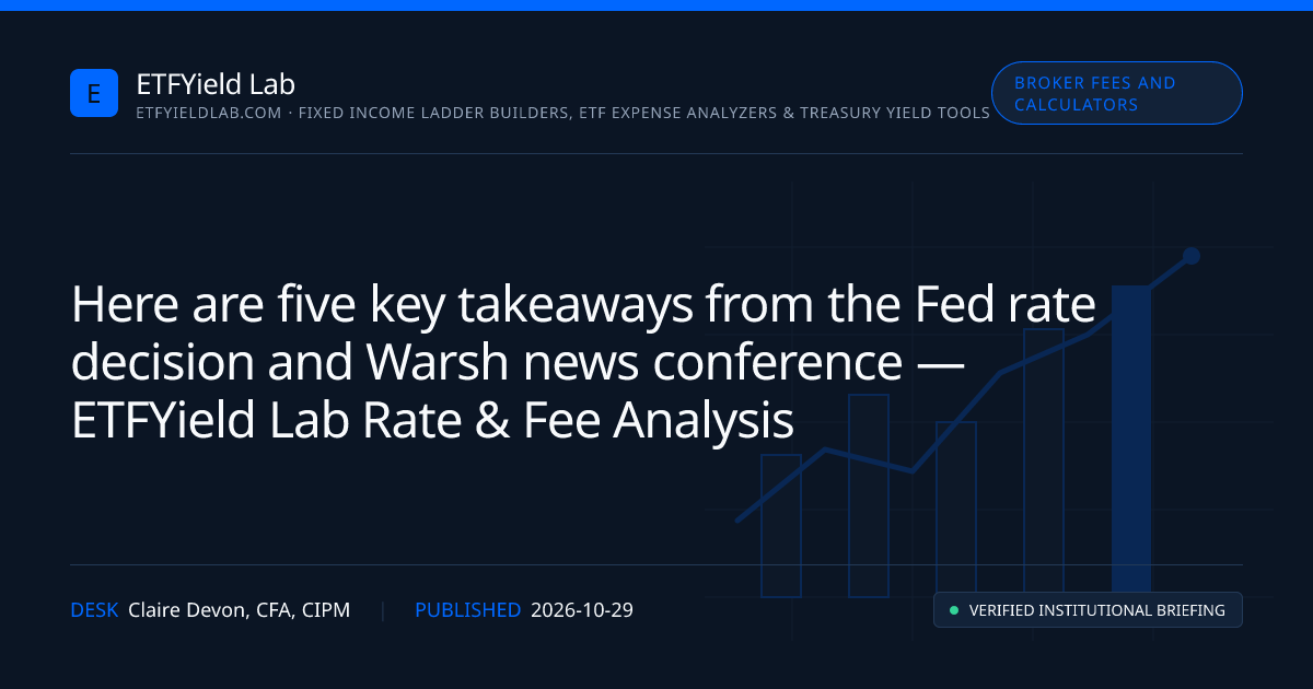 An illustration depicting a financial analyst presenting key takeaways from a Federal Reserve rate decision and a news conference, with charts and graphs in the background, symbolizing economic analysis and decision-making.